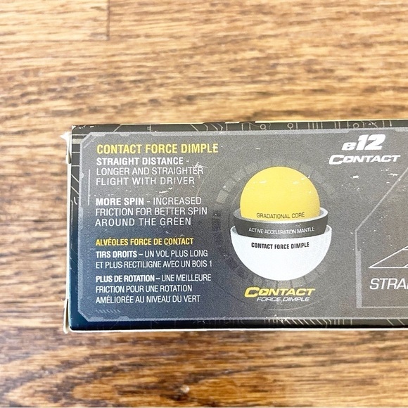 NWTs Bridgestone | Monster Energy Logo e12 Contact Set of 3 Golfballs - Picture 4 of 10